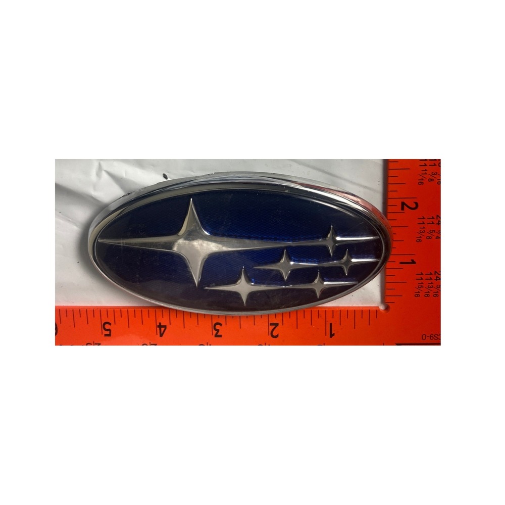 Subaru OEM Blue Silver Oval Star Logo Emblem Badge SA150 5.5 Inch